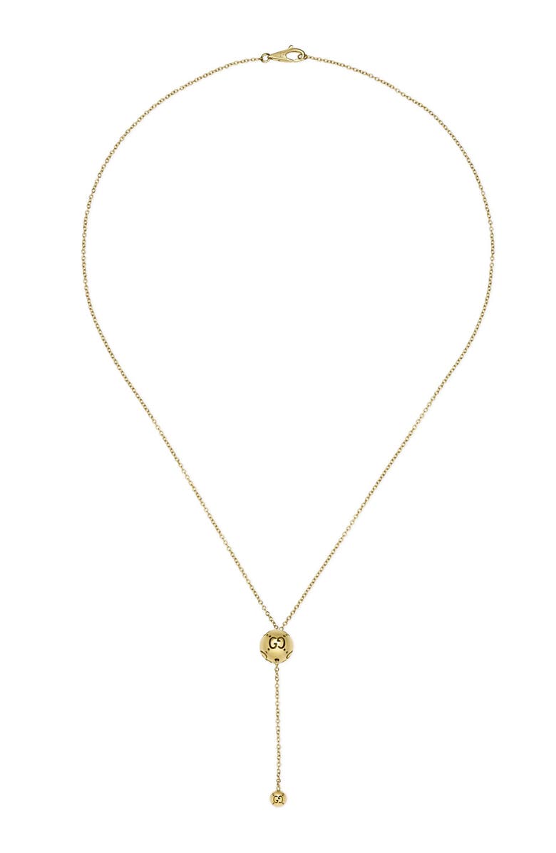 Gucci Icon Y-Necklace, Alternate, color, Gold