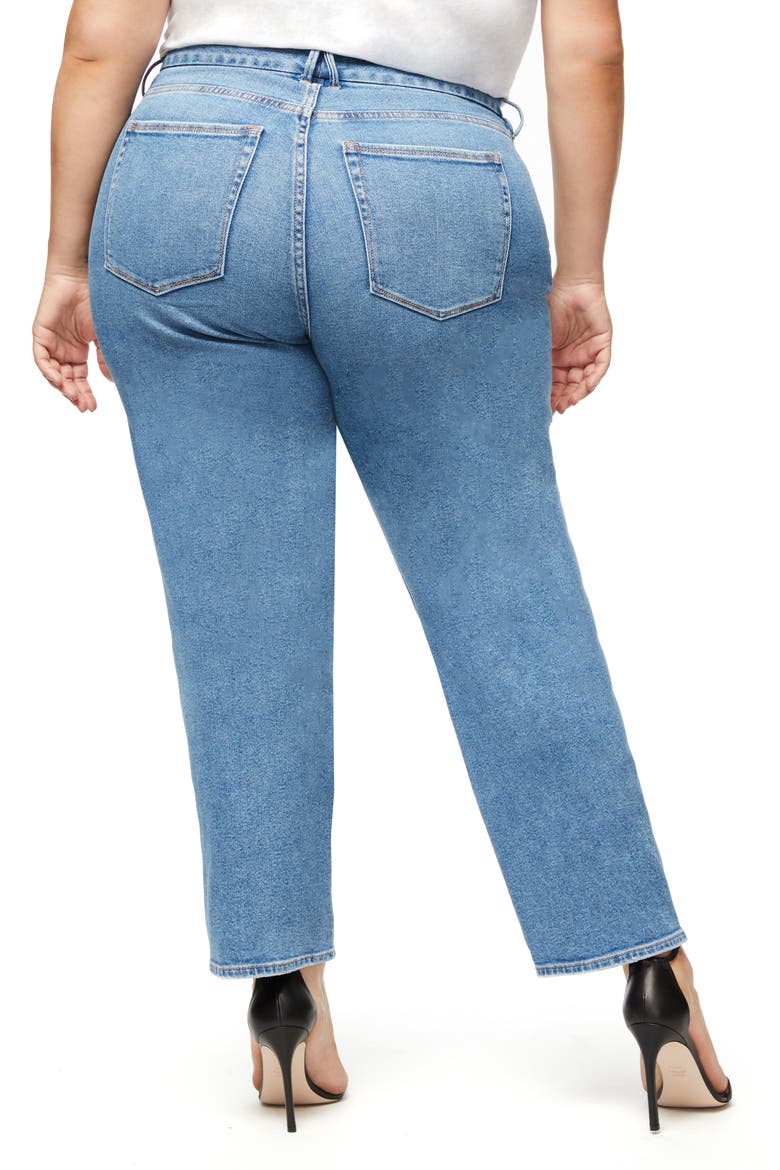 Good Straight Twisted Seam Jeans, Alternate, color, BLUE310