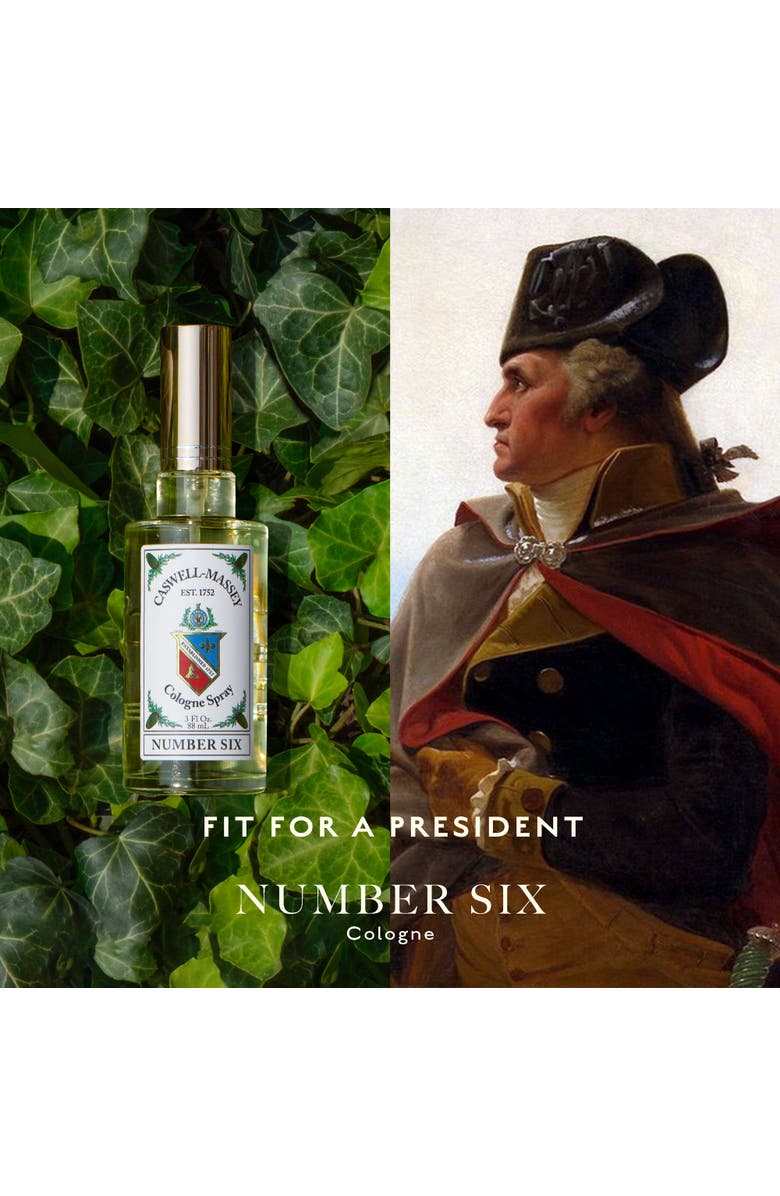 Caswell-Massey Number Six Cologne, Alternate, color, Transparent