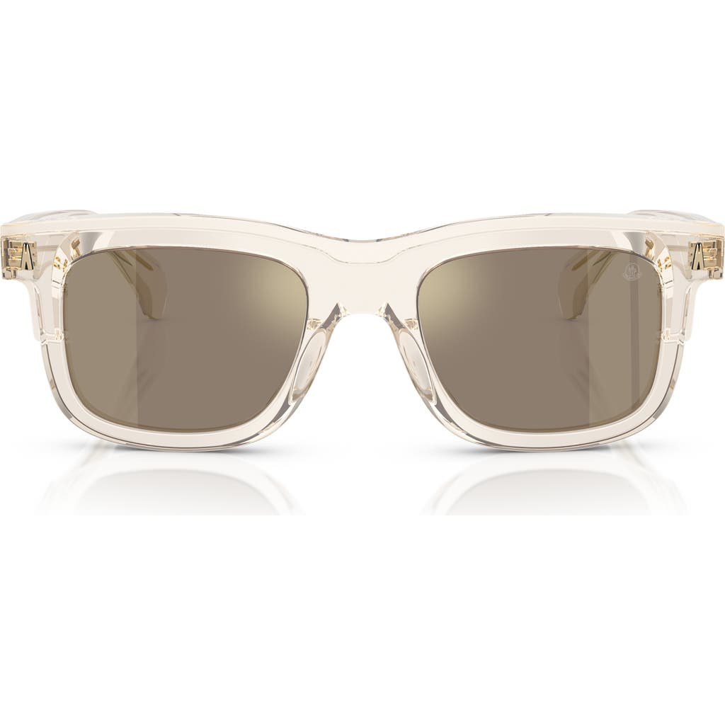 Moncler Unisex Sunglass Me6004 Claro In Gold
