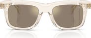 Moncler Claro 51mm Polarized Square Sunglasses