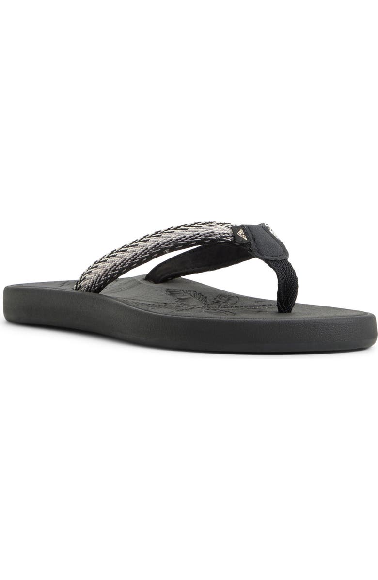 Roxy Gianna II Flip Flop, Main, color, Grey Multi