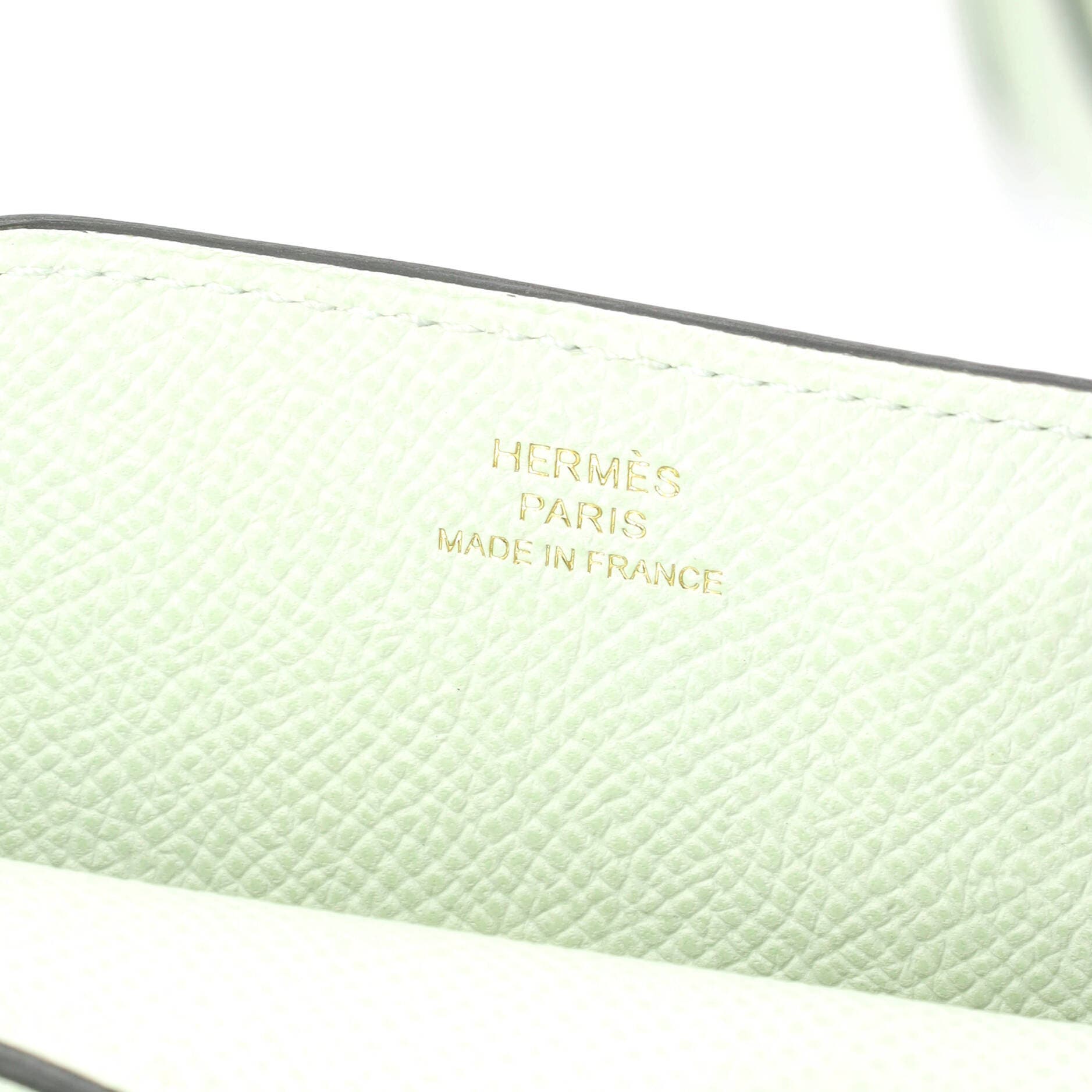 Pre-Owned Hermes Hermesway Phone Case Crossbody Bag Epsom, Alternate, color, Vert Fizz