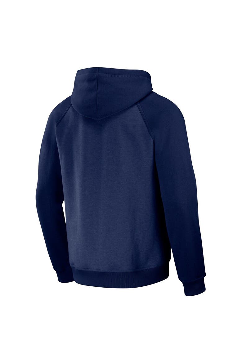 Men's NFL x Darius Rucker Collection by Fanatics Navy Chicago Bears Raglan Full-Zip Hoodie, Alternate, color, Navy