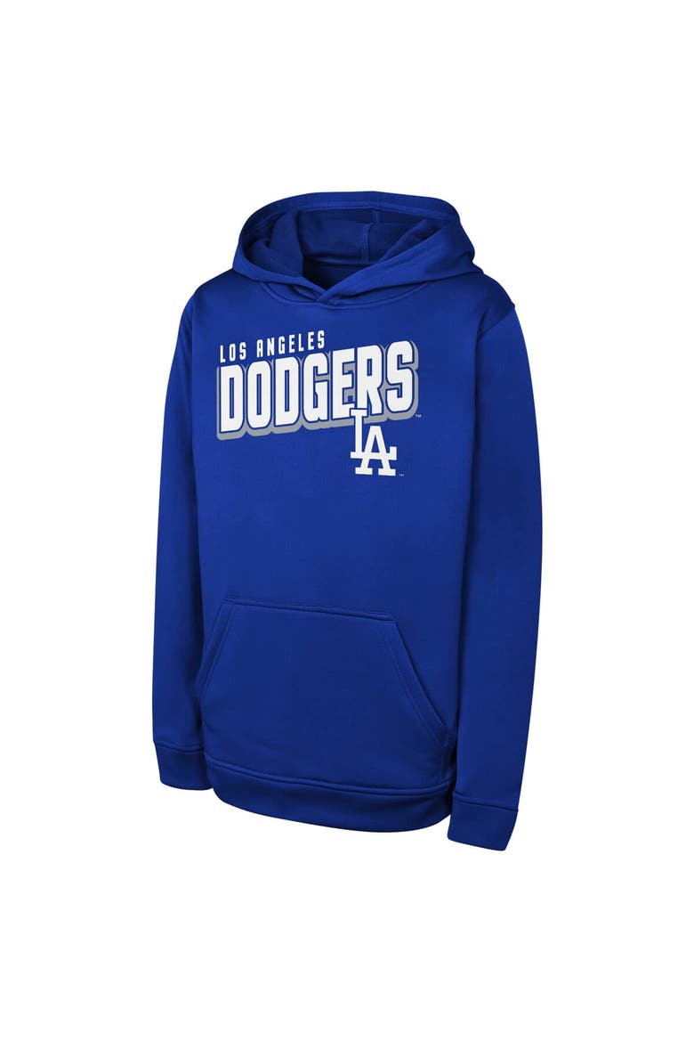 Youth Royal Los Angeles Dodgers Cyber Punk Pullover Hoodie, Alternate, color, Royal