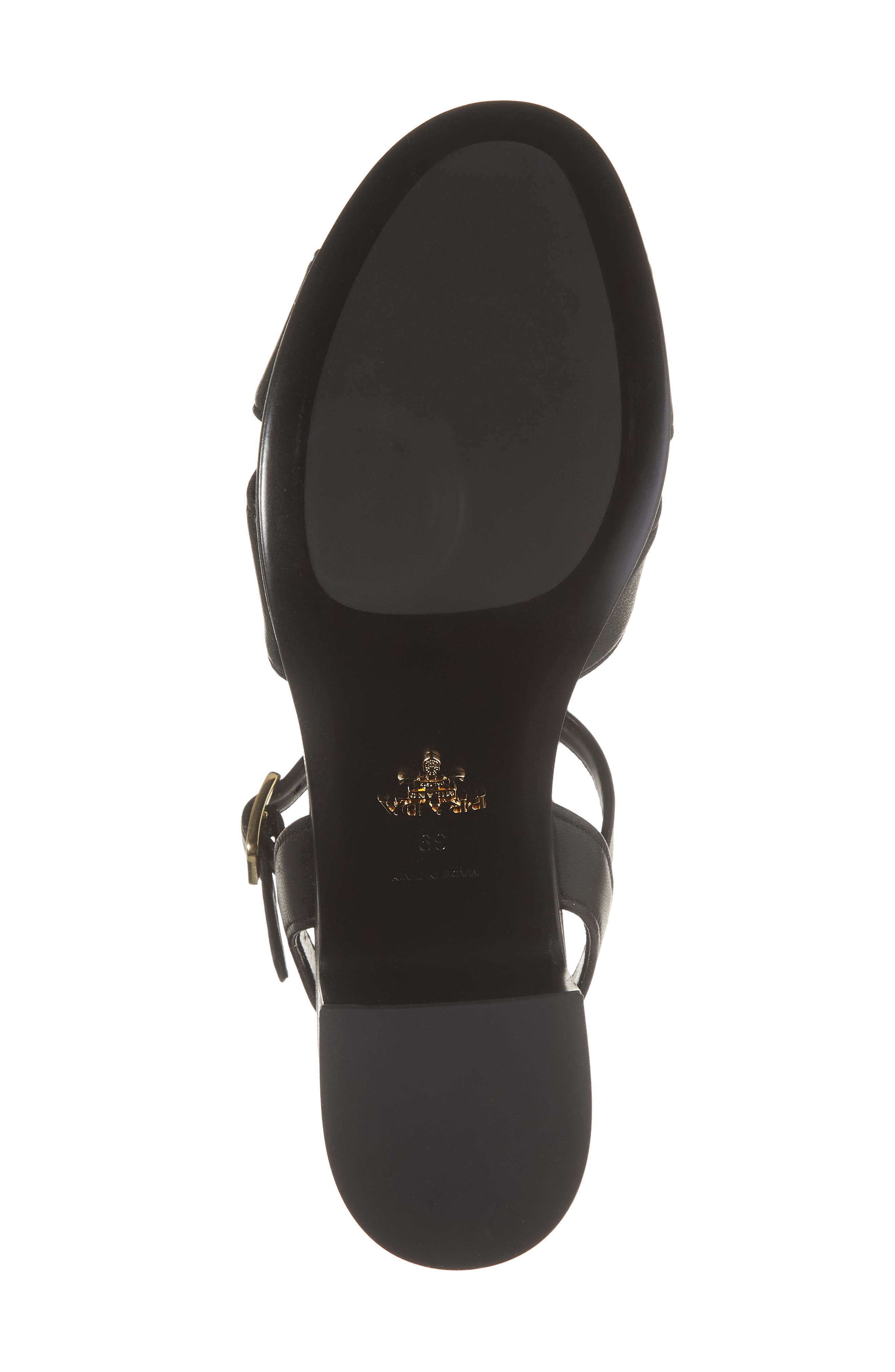 Logo Suede Platform Sandal, Alternate, color, NERO