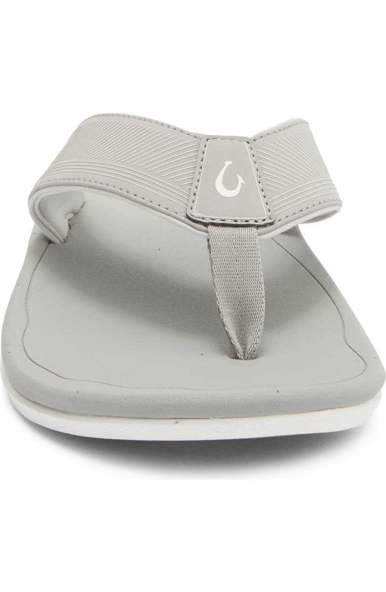 OluKai Ahi Kai Flip Flop, Alternate, color, Ash / Ash