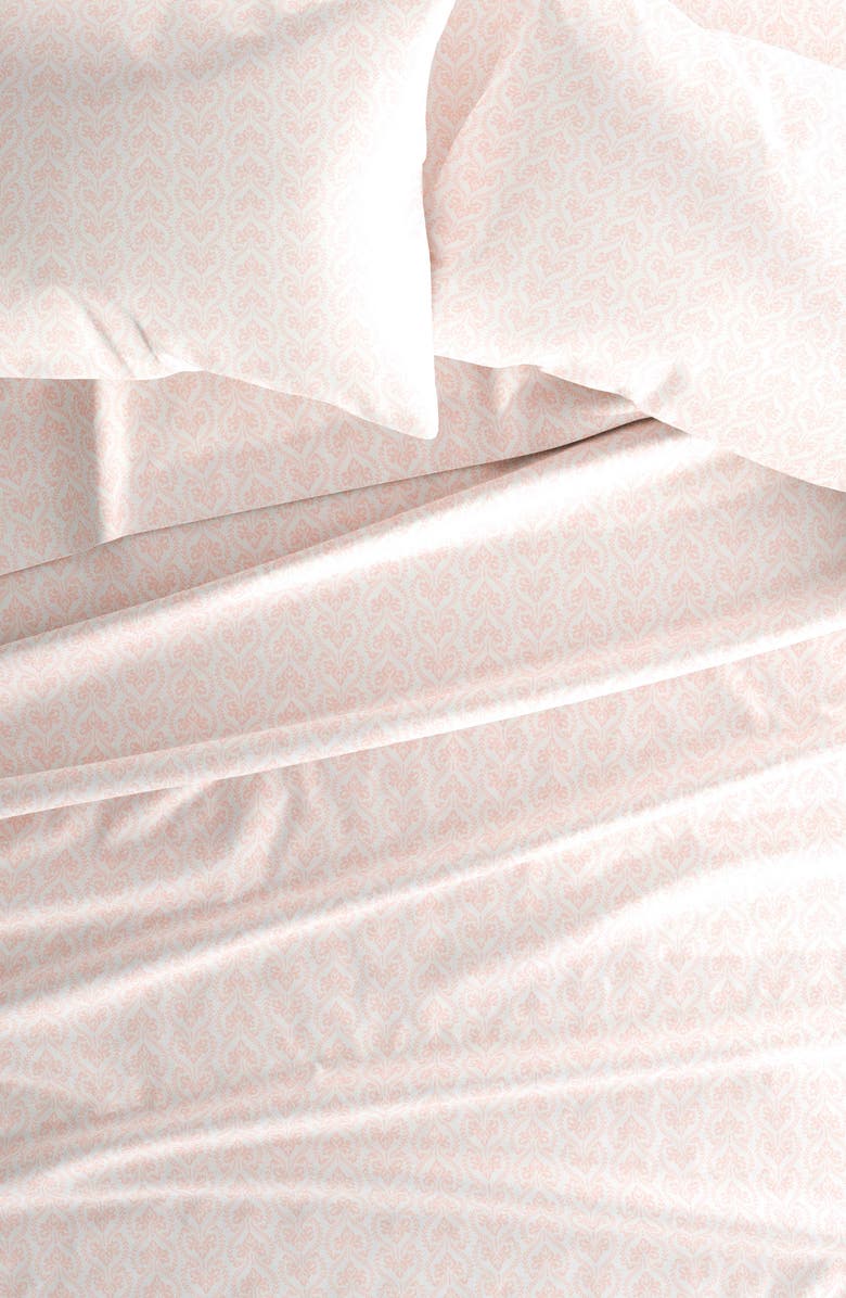 HOMESPUN HOME SPUN Premium Ultra Soft Classic in Pink Pattern 4-Piece Bed Sheets Set, Alternate, color, Pink