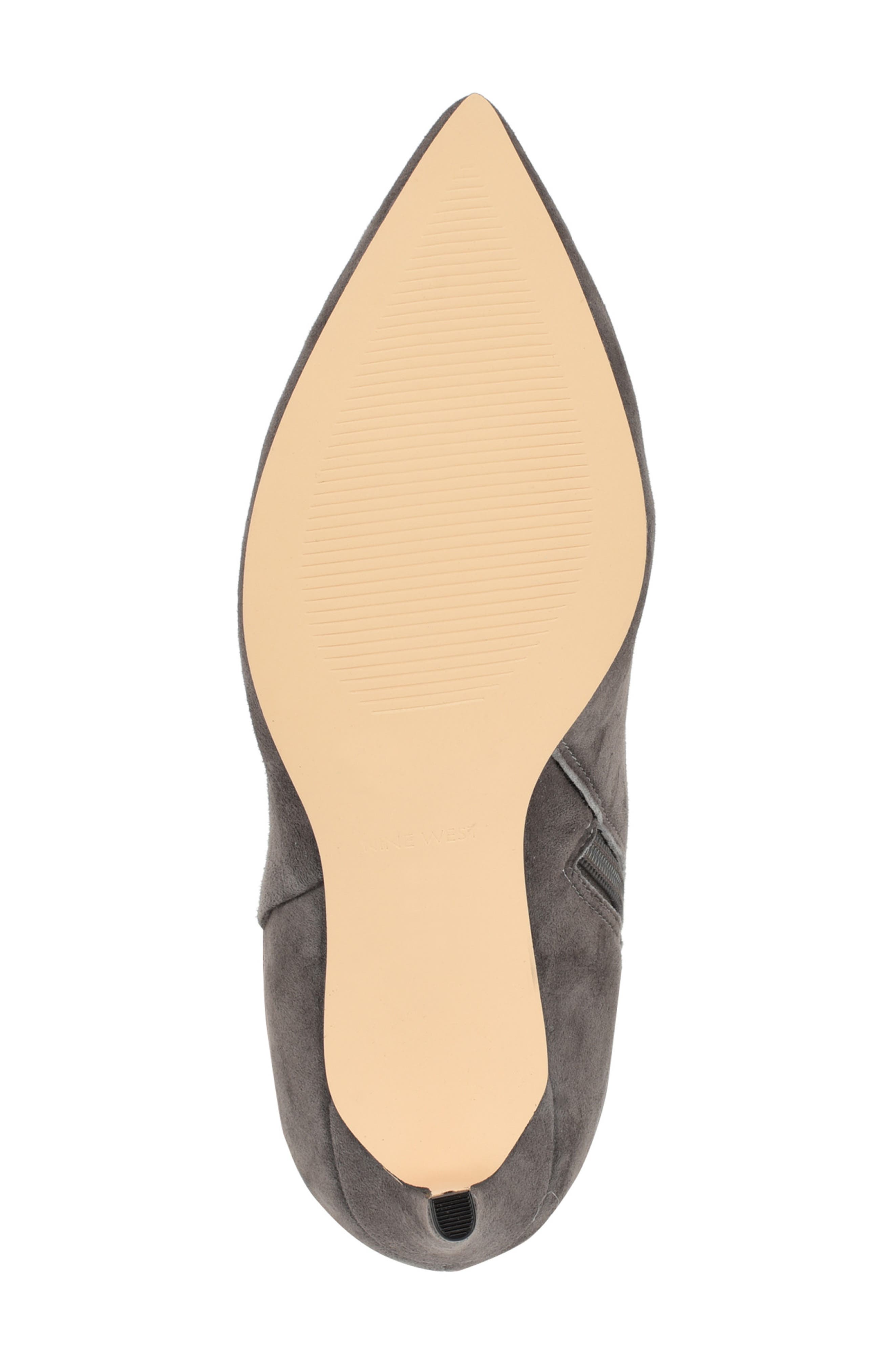 Richy Pointed Toe Knee High Boot, Alternate, color, GREY