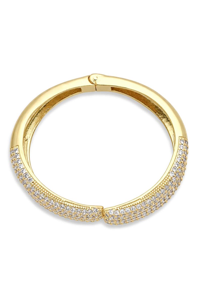 EYE CANDY LOS ANGELES Elora Hinged Bracelet, Alternate, color, Gold