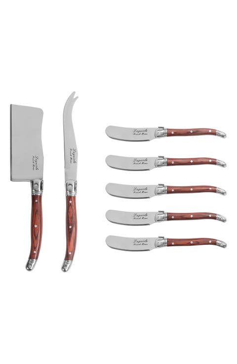 Laguiole 7-Piece Cheese Flatware Set