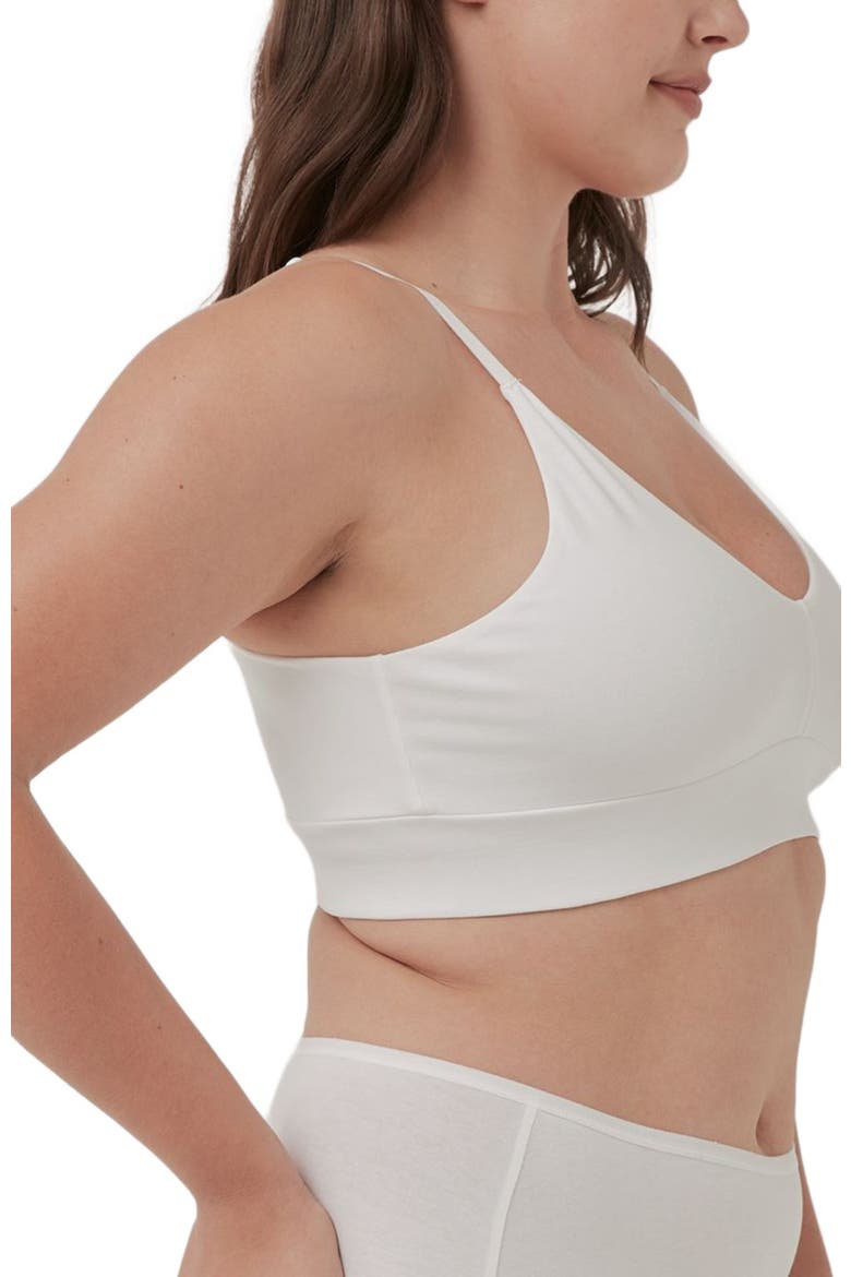 Organic Cotton Everyday Classic T-Shirt Bra, Alternate, color, White