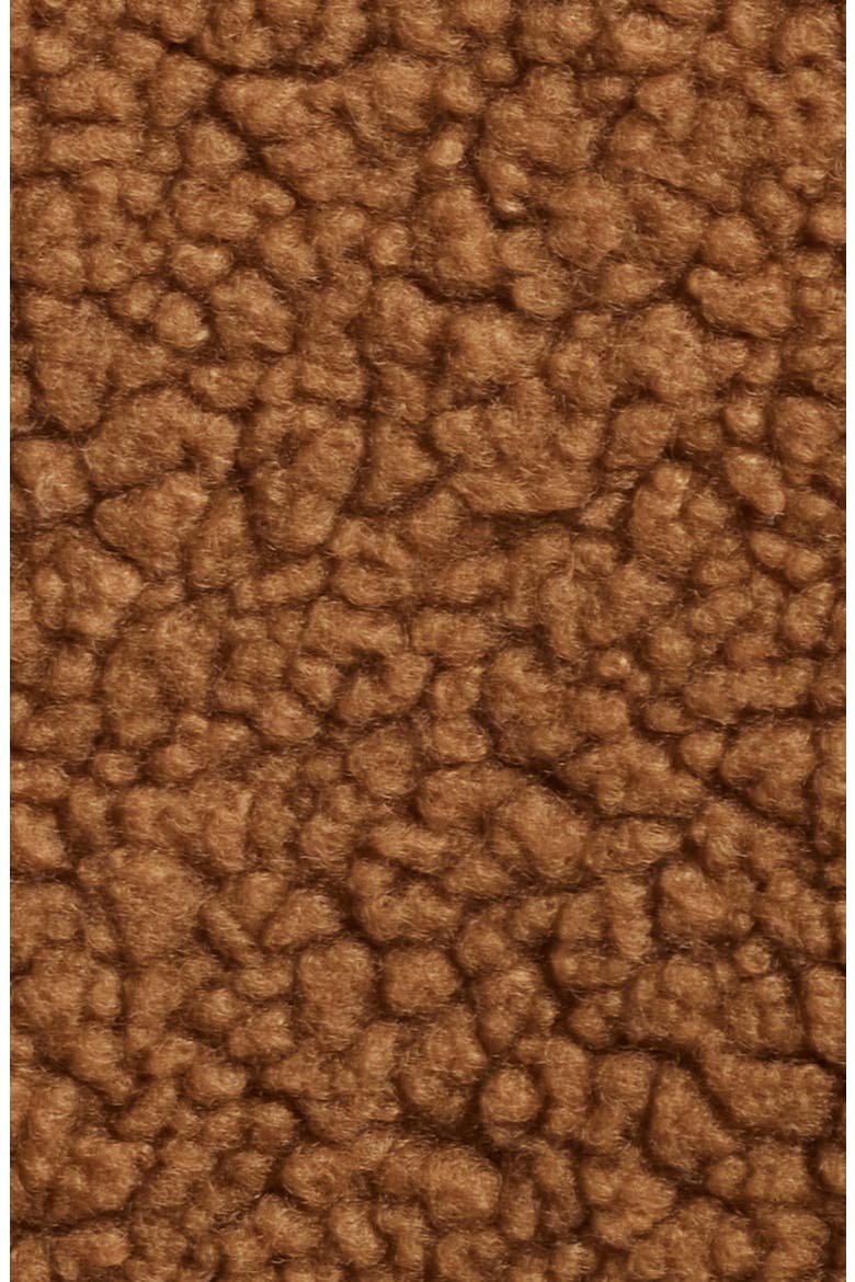 Patch Pocket Faux Fur Crop Jacket, Alternate, color, CAPPUCINO