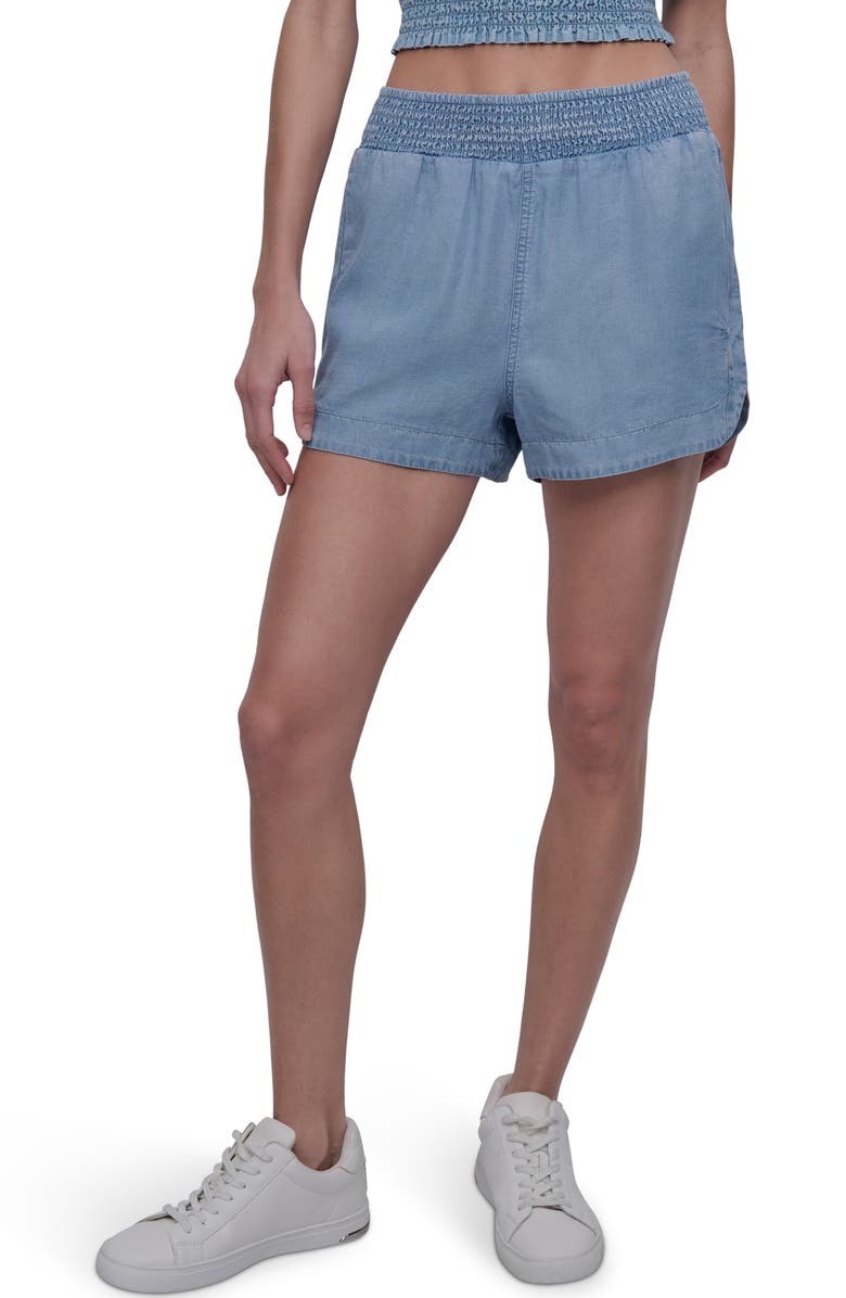 DKNY Jeans Garment Dyed Shorts, Main, color,