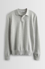 Nordstrom Kids' Long Sleeve Cotton Polo Sweater