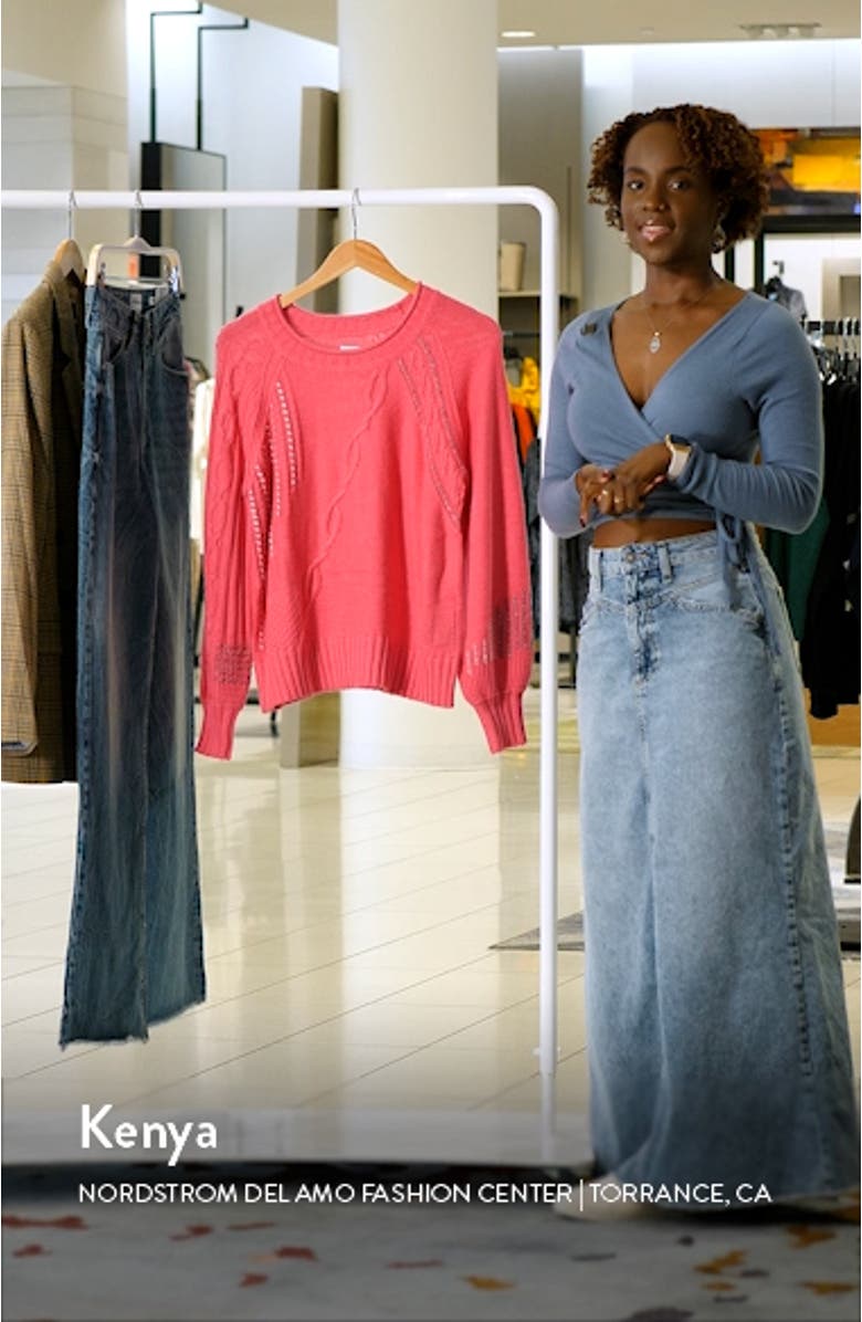 Crafted Cables Sweater, sales video thumbnail