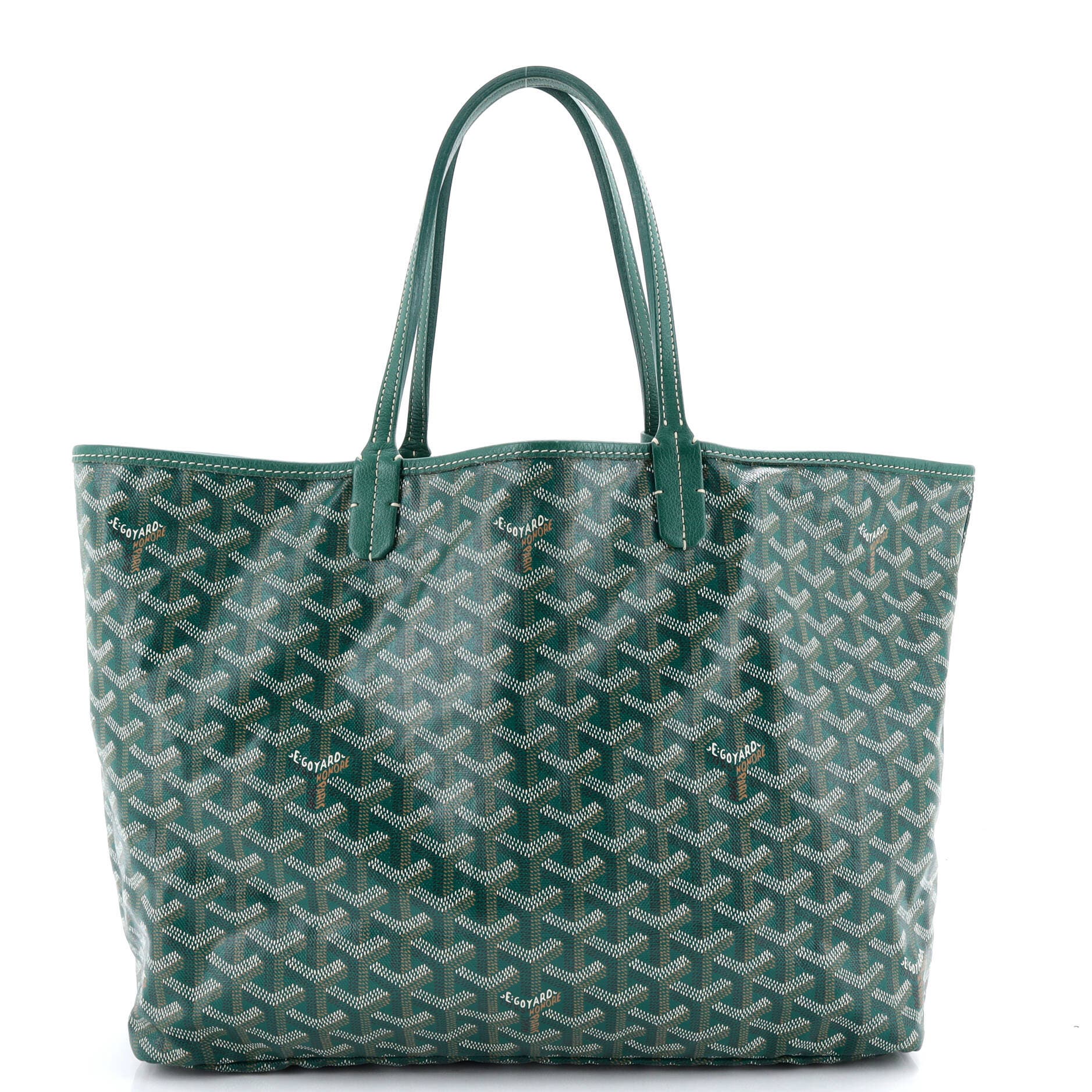 Pre-Owned Goyard Saint Louis Tote Coated Canvas PM, Main, color, 