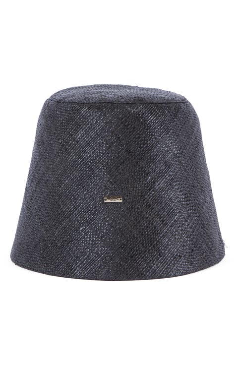Ella Raffia Packable UPF 50+ Bucket Hat