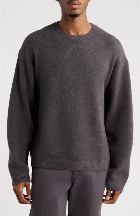 Fuzzy Crewneck Sweater