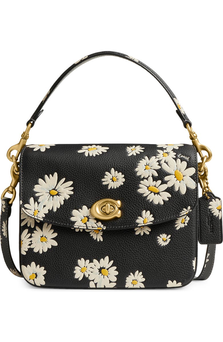 COACH Cassie Pebbled Leather Top Handle Bag, Main, color,