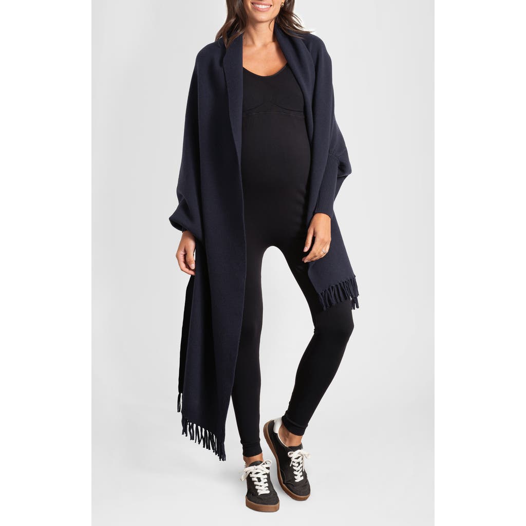 SERAPHINE SERAPHINE FRINGE MATERNITY/NURSING SHAWL CARDIGAN