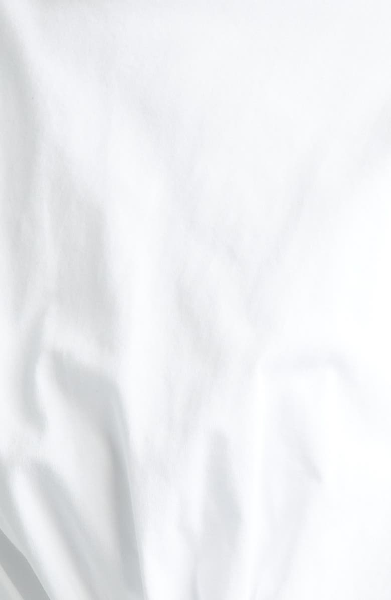 3.1 Phillip Lim Mixed Media Short Sleeve Dress, Alternate, color, White-Yuzu