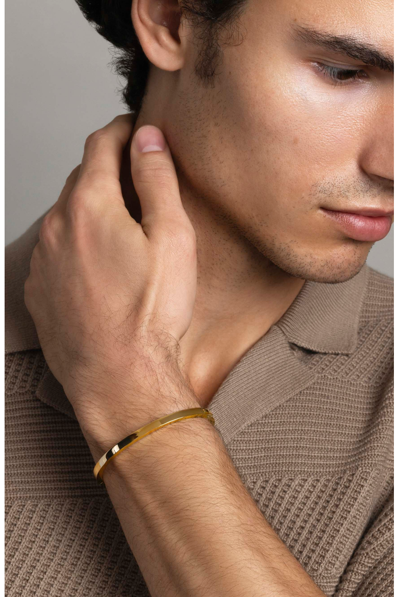Simplicity Bangle, Alternate, color, Gold