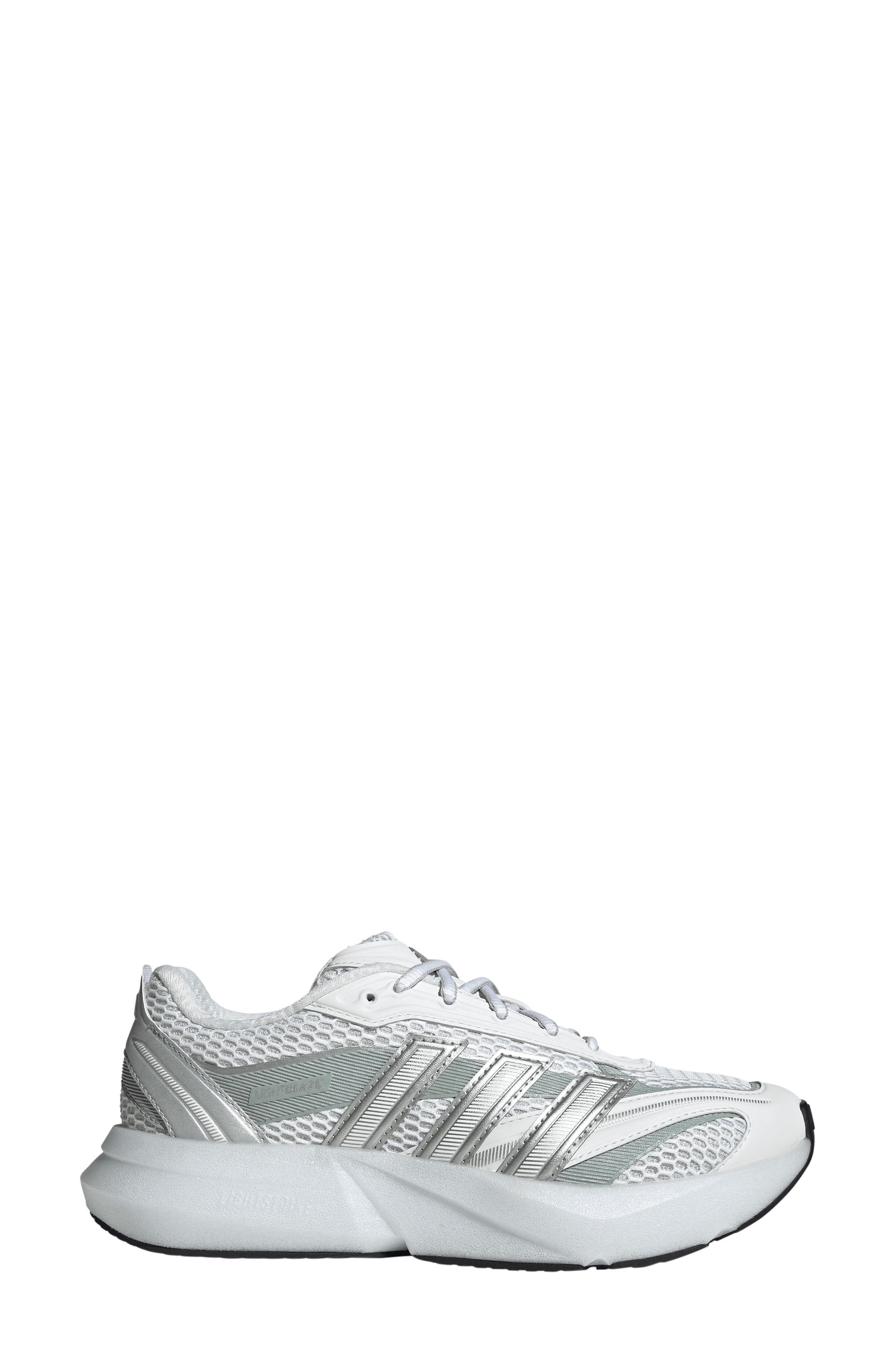 adidas Lightblaze Glow Sneaker, Alternate, color, Matte Silver/ White/ Sage