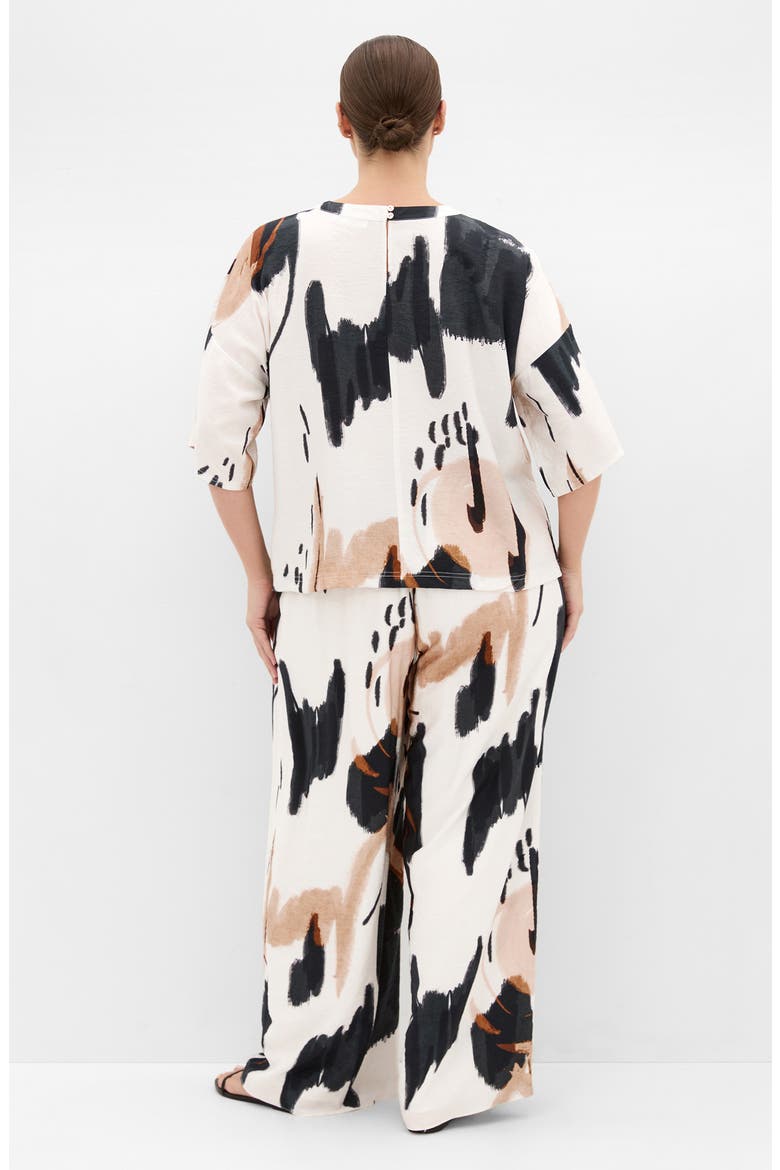Alexi Exhibit Print Woven Shirt, Alternate, color, EXHIBIT