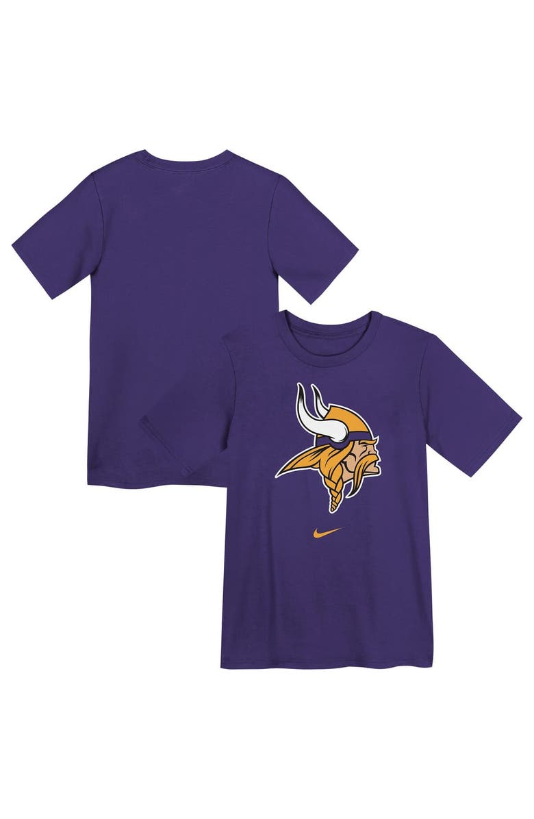 Nike Preschool Nike Purple Minnesota Vikings Primary Logo Legend T-Shirt, Main, color,