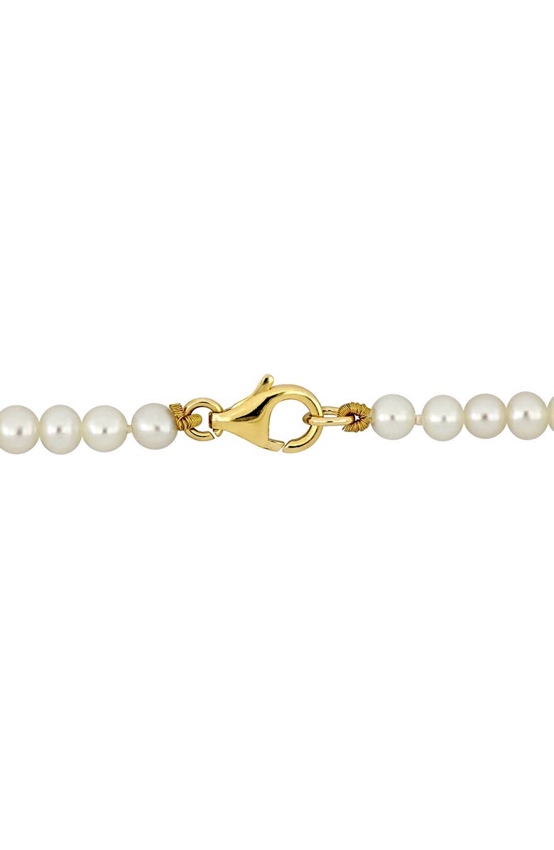 DELMAR Cultured Freshwater Pearl Necklace & Bracelet Set, Alternate, color, White
