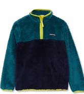 Lands' End Kids Heritage Fleece Quarter Zip Pullover Top