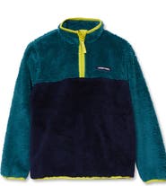 Lands' End Kids Heritage Fleece Quarter Zip Pullover Top