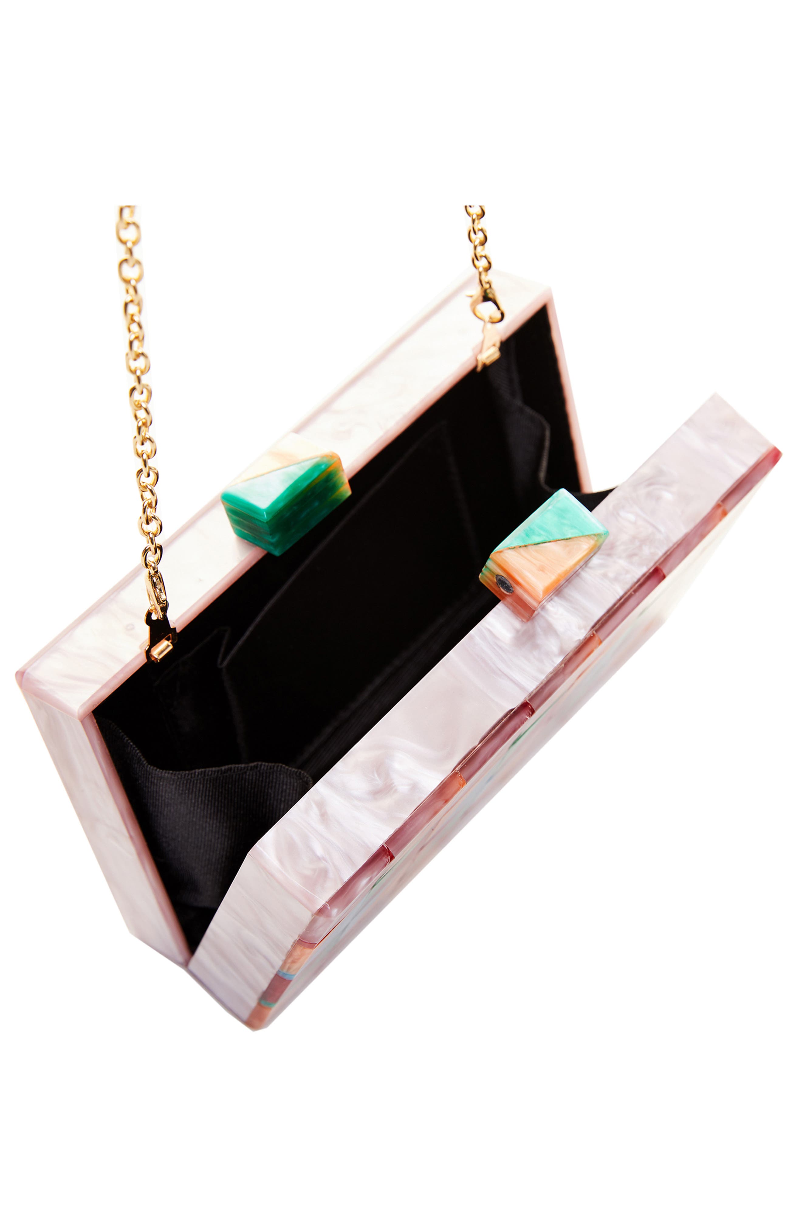 Like Dreams Geometric Box Clutch, Alternate, color, 