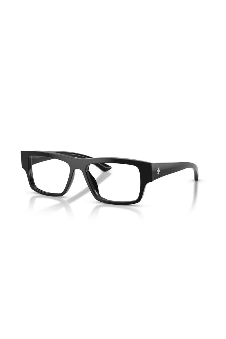 54mm Rectangle optical glasses, Main, color, Black