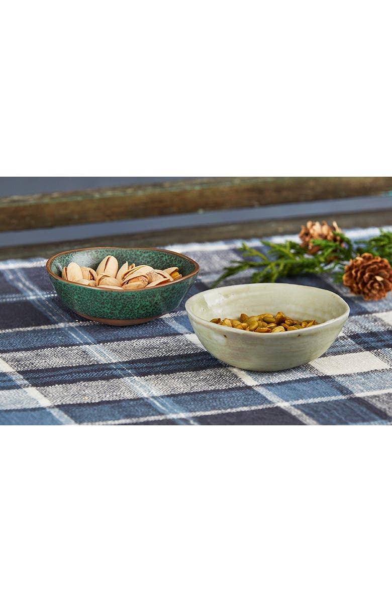 tag Mirage Plaid Tablecloth Cotton Machine Washable Perfect Christmas, Alternate, color, Blue