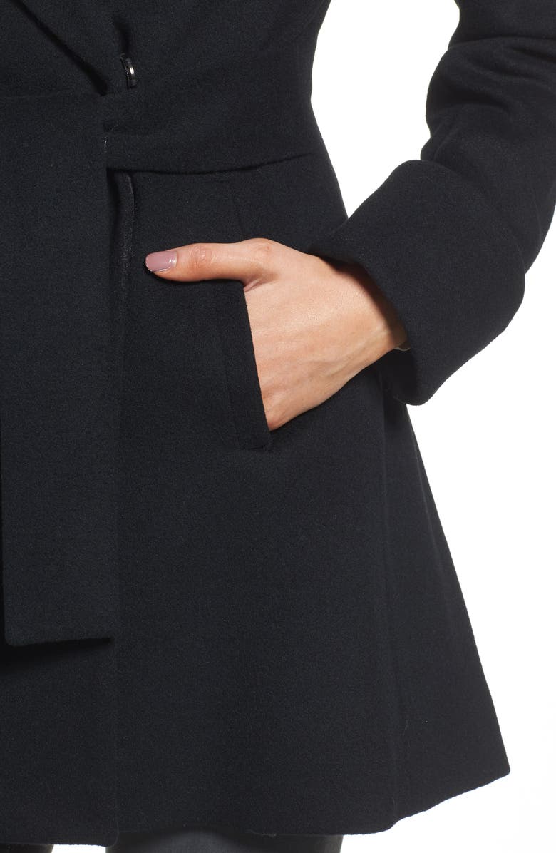 Trina Turk Ali Wrap Coat, Alternate, color, 