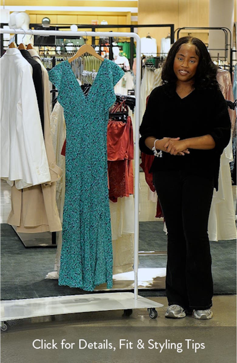 Dina Flutter Sleeve Midi Dress, sales video thumbnail