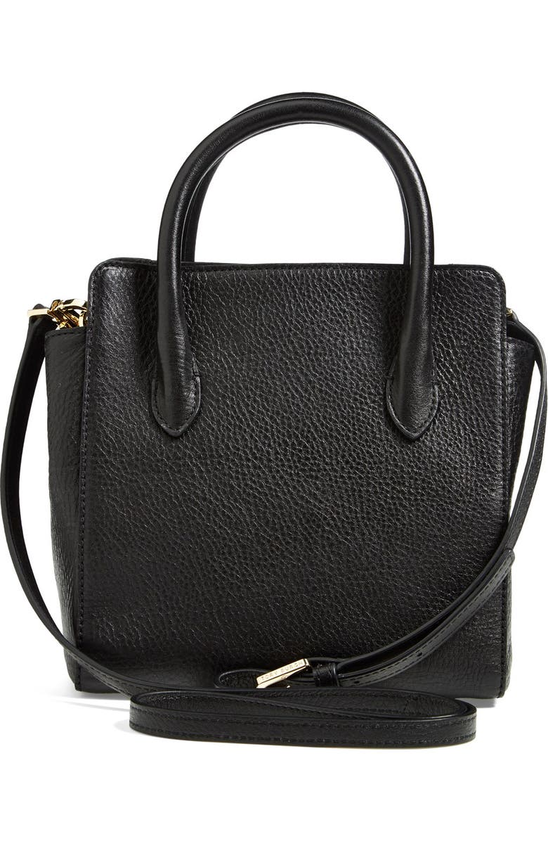 Tory Burch 'Small Clara' Leather Tote, Alternate, color,