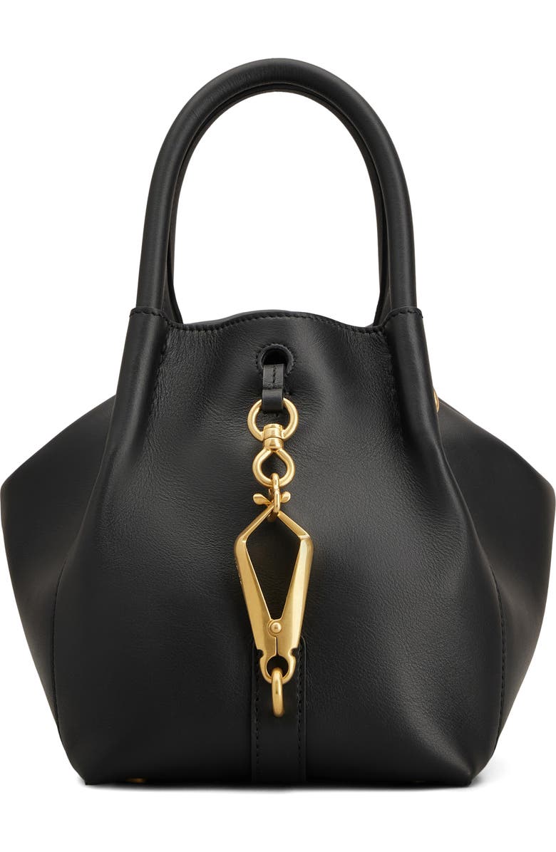 Tod's Mini MSC Leather Top Handle Bag, Main, color,