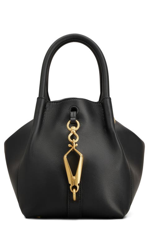 Mini MSC Leather Top Handle Bag