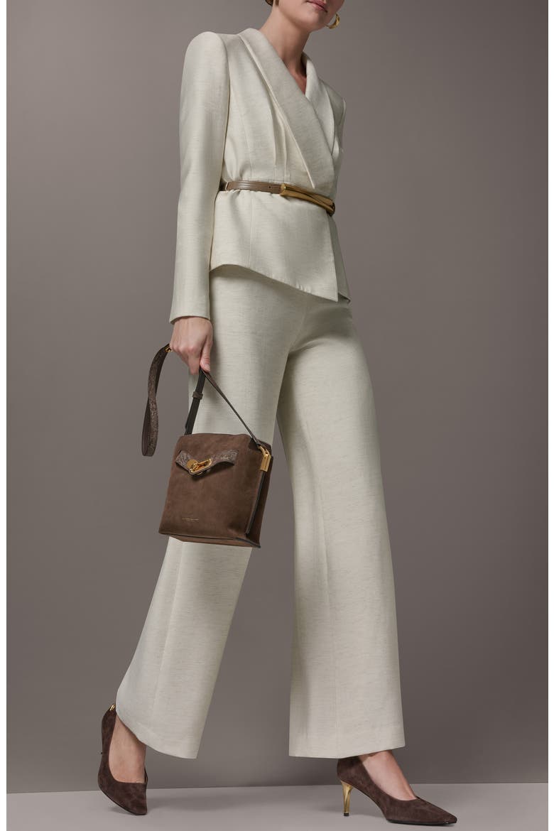 Belted Jacket, Alternate, color, LT SISAL