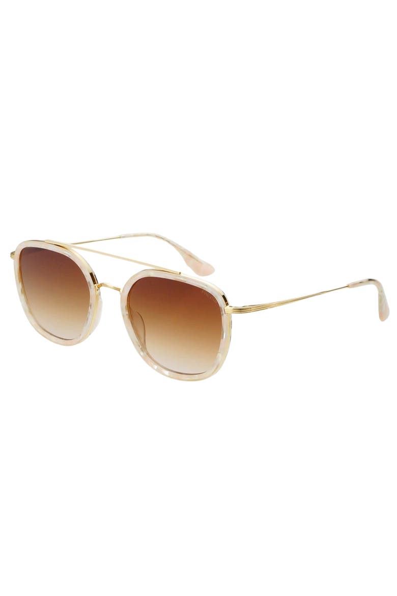 Weston Round Sunglasses, Alternate, color, Light Pink / Brown