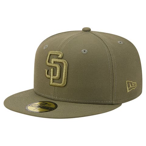 Men's New Era Olive San Diego Padres Color Pack 59FIFTY Fitted Hat