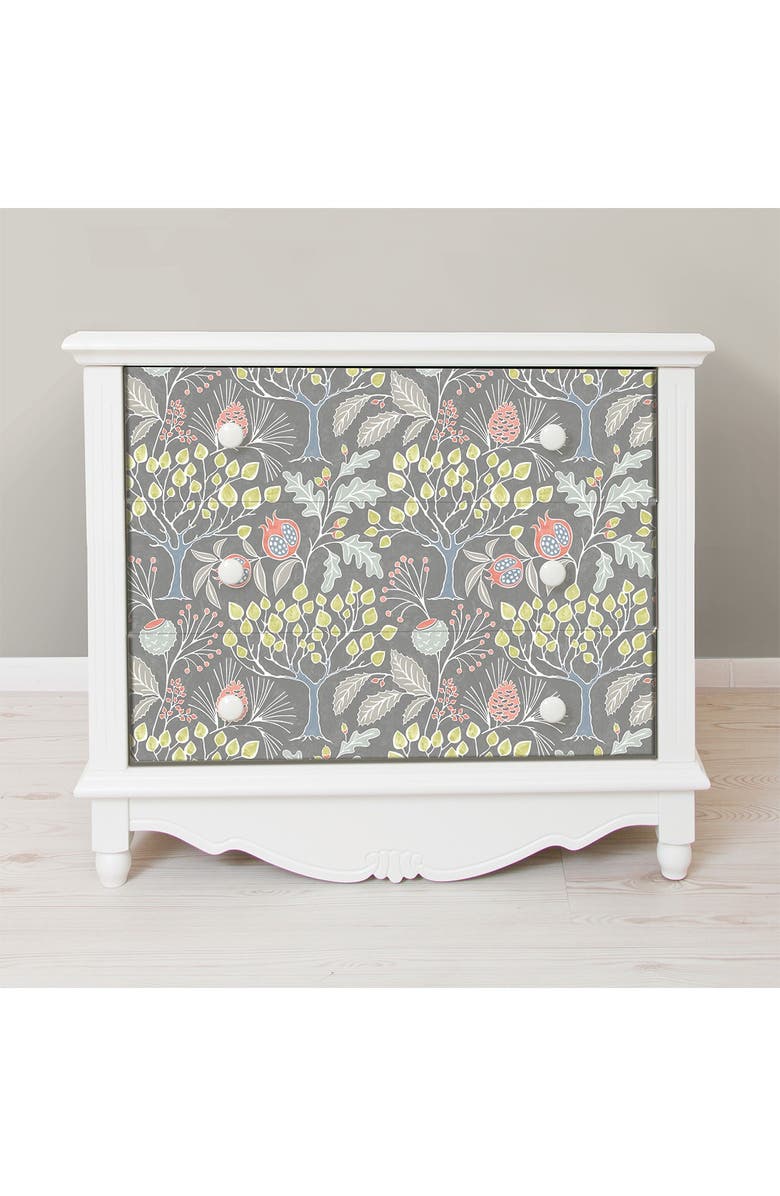 Wallpops Groovy Garden Grey Peel & Stick Wallpaper, Alternate, color, Multicolor