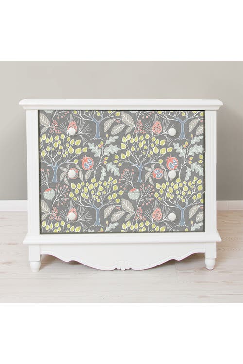 Wallpops Groovy Garden Grey Peel & Stick Wallpaper In Multicolor