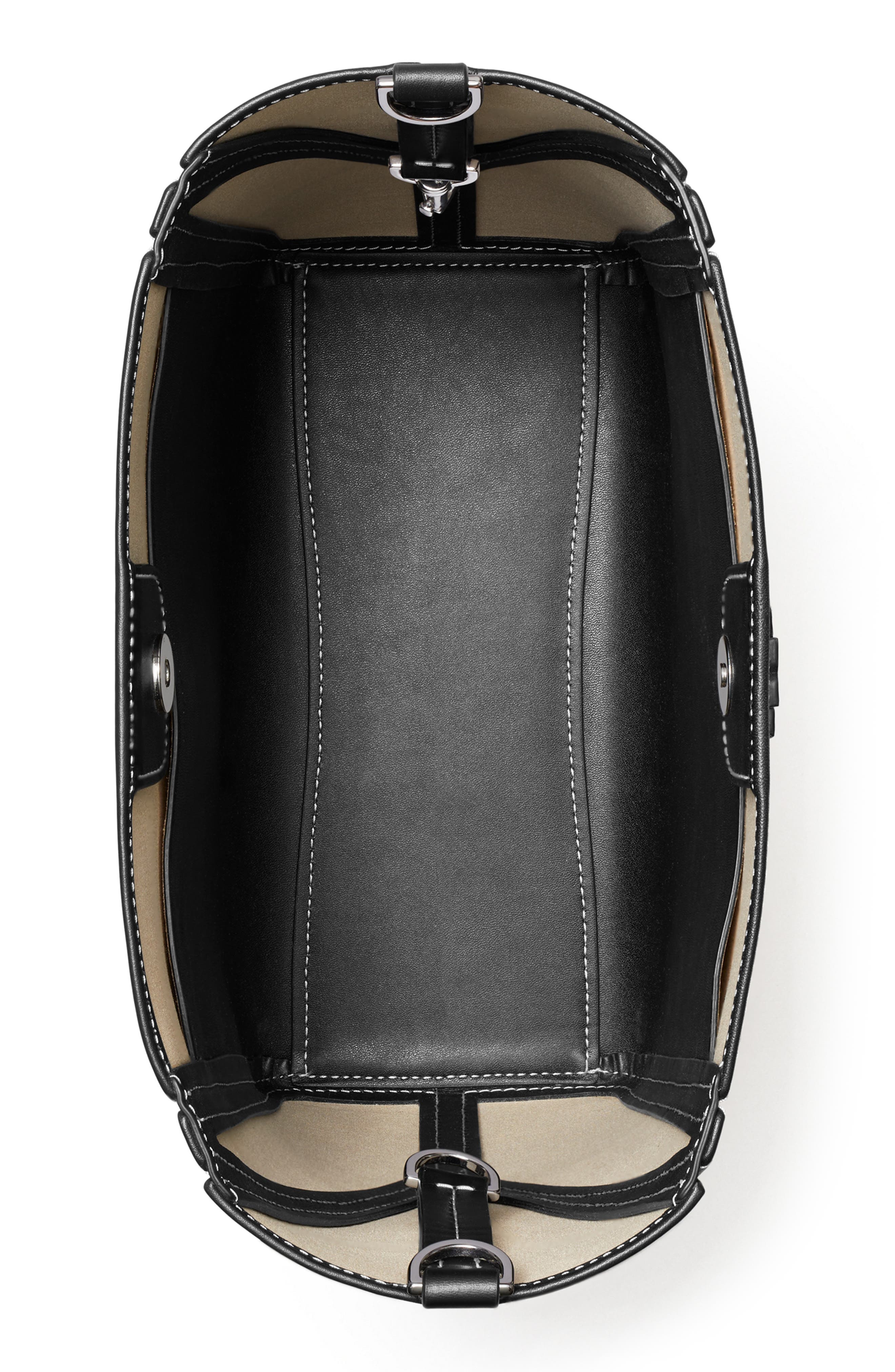 Tory Burch McGraw Canvas Bucket Bag, Alternate, color, 