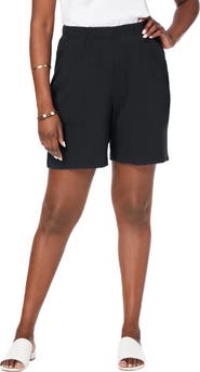 Jessica London Soft Ease Knit Shorts