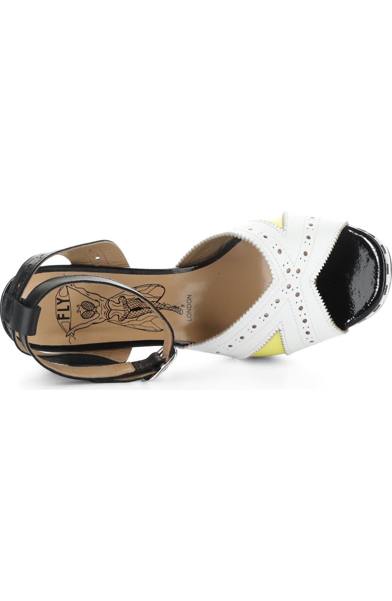 Fly London Eban Ankle Strap Platform Sandal, Alternate, color,