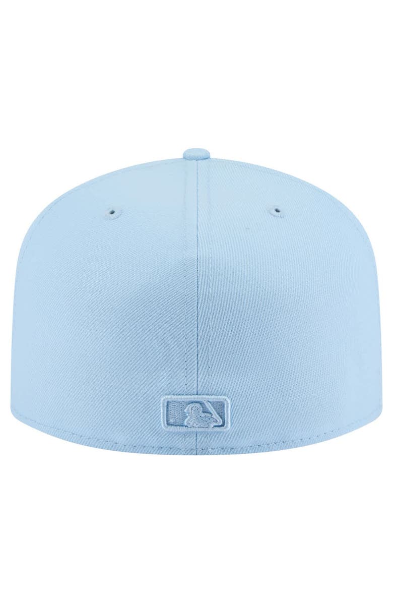 New Era Men's New Era  Light Blue Seattle Mariners Color Pack A-Frame 59FIFTY Fitted Hat, Alternate, color, 